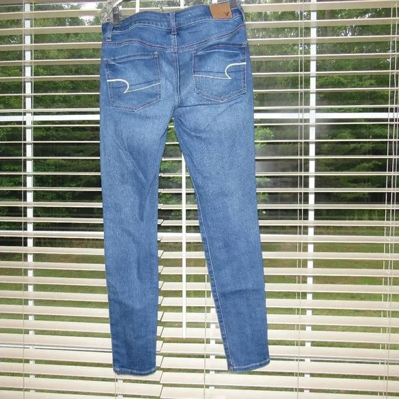 AMERICAN EAGLE Medium Wash Stretch Jegging Size 6 - Picture 3 of 6